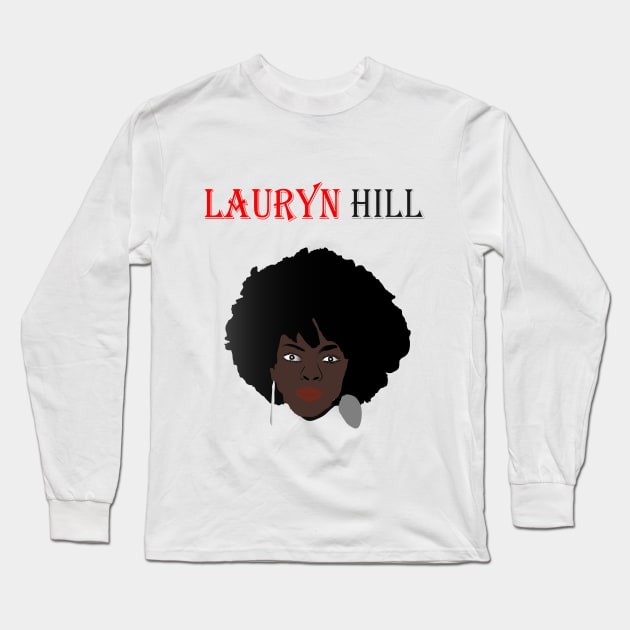 Lauryn hill t-shirt Long Sleeve T-Shirt by stof beauty